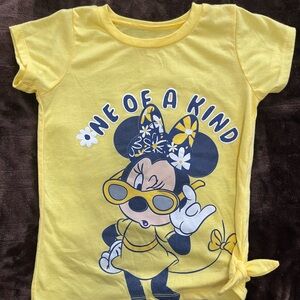 Disney Yellow Minnie Mouse 'One of a Kind' T-Shirt
